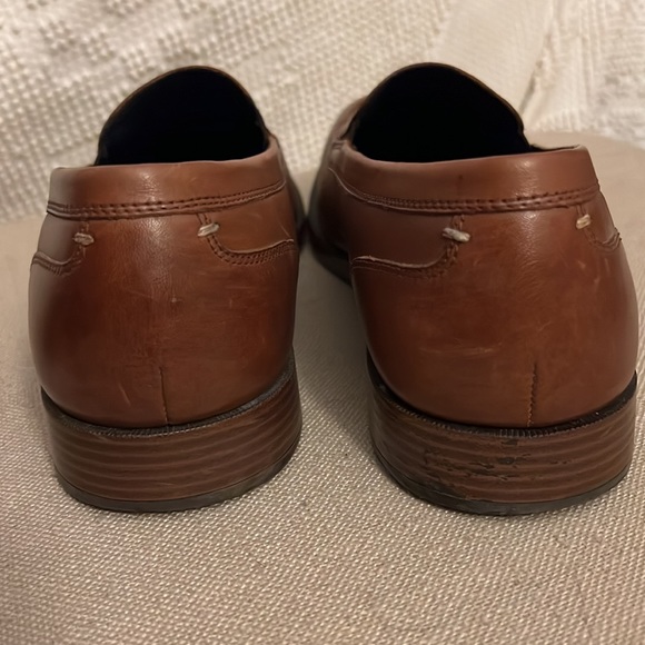 Cole Haan caramel leather loafers slip-on dress shoes main image 6